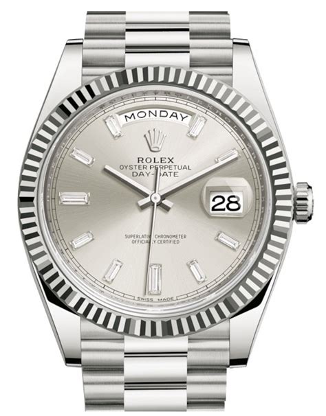 rolex silver with pink dial day date 35mm|rolex day date silver dial.